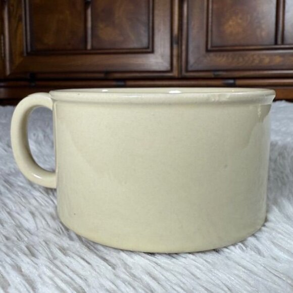 Vintage Set of 4 Vegetable Soup Bowl Stoneware Mugs - Picture 5 of 14